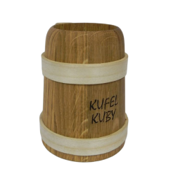 Kufel drewniany z grawerem